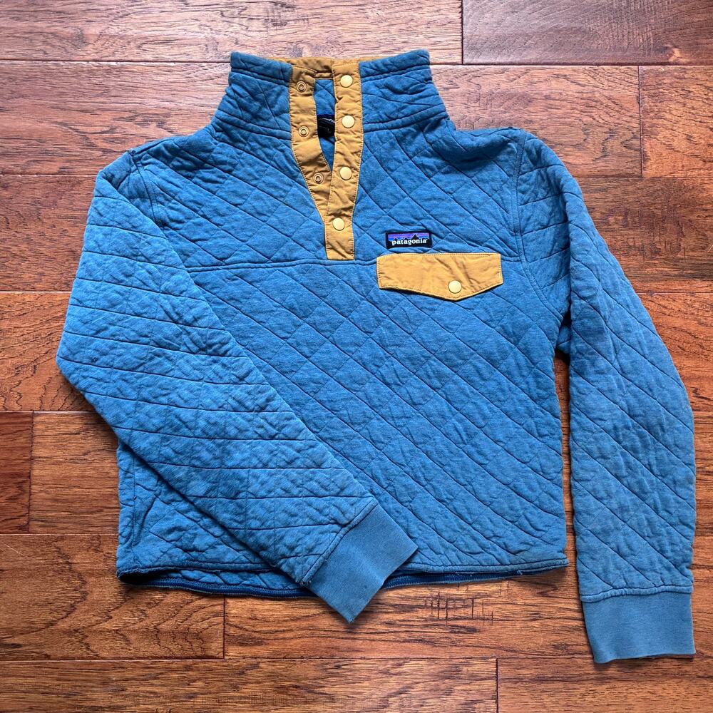 Patagonia Cotton Quilt Snap-T Fleece Pullover -XS